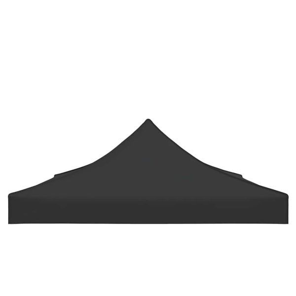 Покривало за парти шатра, 4,5x3 м, черно, 270 г/м²