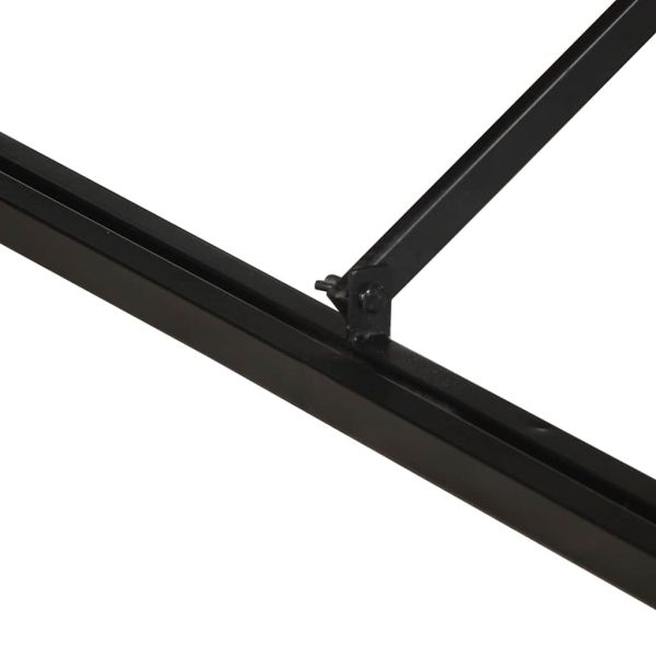 Масичка за кафе 80x80x35 cm Масивна груба дървесина Манго