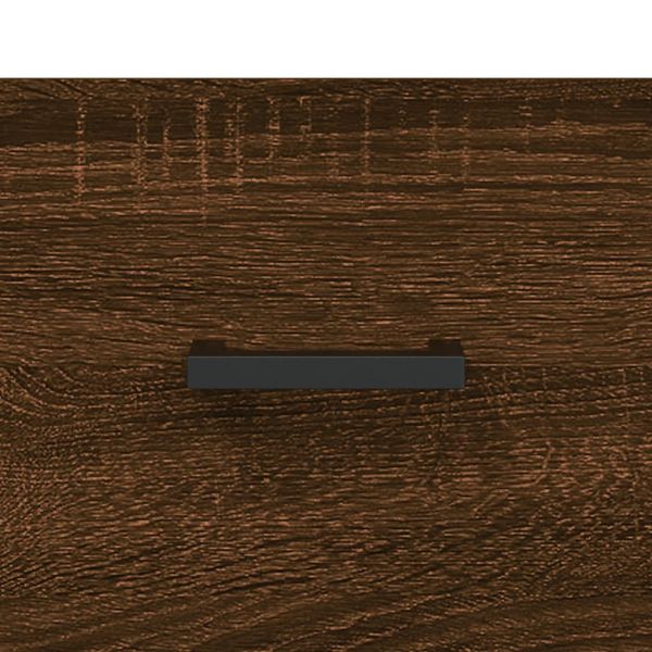 Нощни шкафчета 2 бр кафяв дъб 40x35x47,5 см инженерно дърво