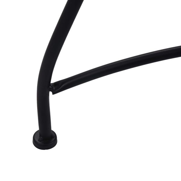 Мозаечна бистро маса, кафява, 60 см, керамика