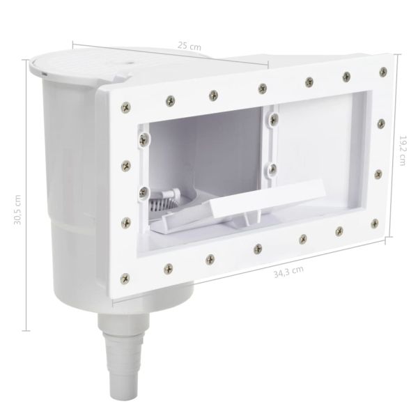 Скимер за басейн с широк отвор, 11 части, 34,3x25x30,5 см