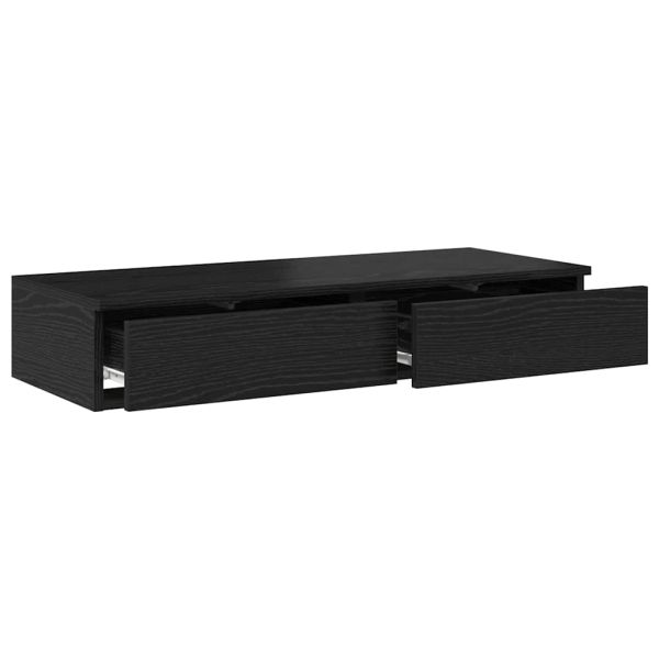 Чекмеджета за легло с чекмедже Черния дъб 75 x 36,5 x 16,5 см