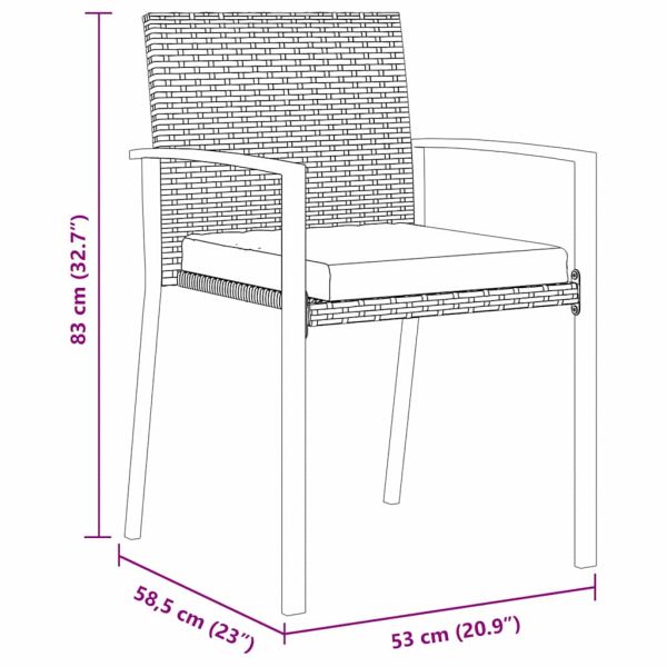 Комплект за хранене в градината 3 pcs Сив