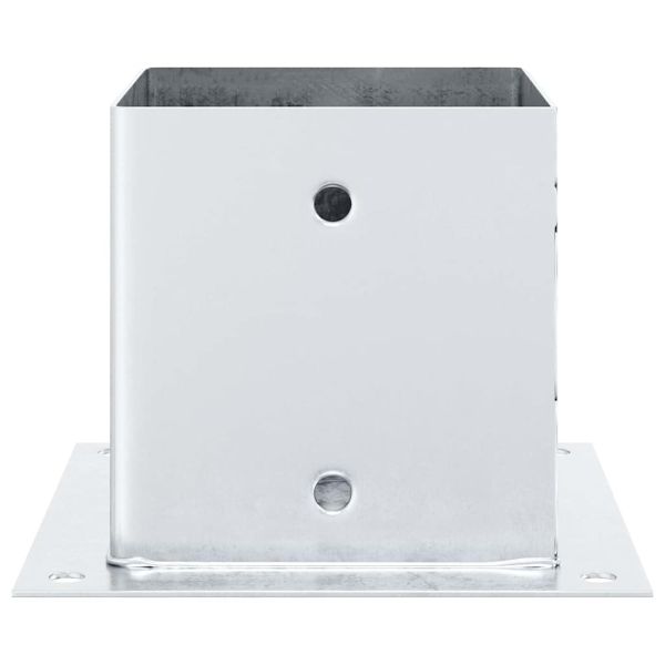 Основи за стълбове квадрат 4 бр 141x141 мм поцинкована стомана