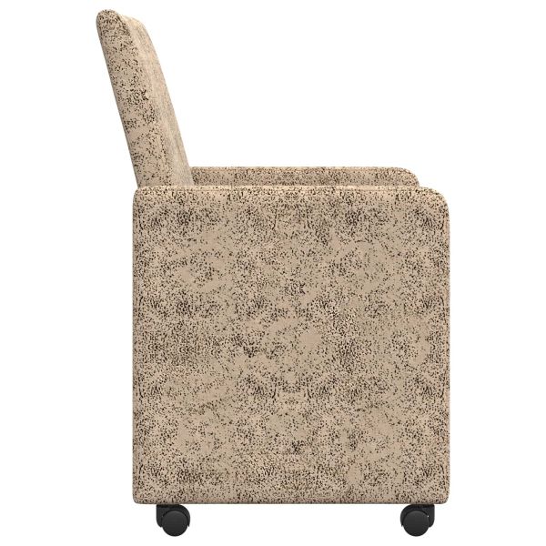 Столове с Колела с колела 2 pcs Светлосиво 57 х 66 х 94 см