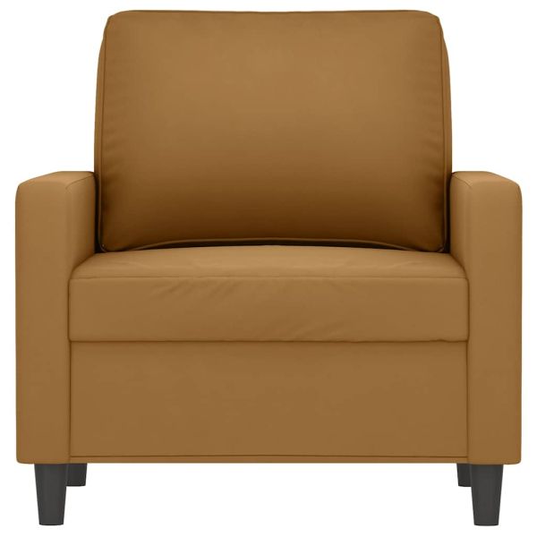 Кресло, кафяво, 60 см, кадифе