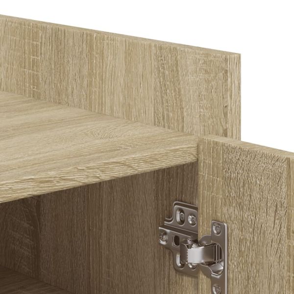 Шкаф за обувки, дъб сонома, 52x37,5x100 см, инженерно дърво