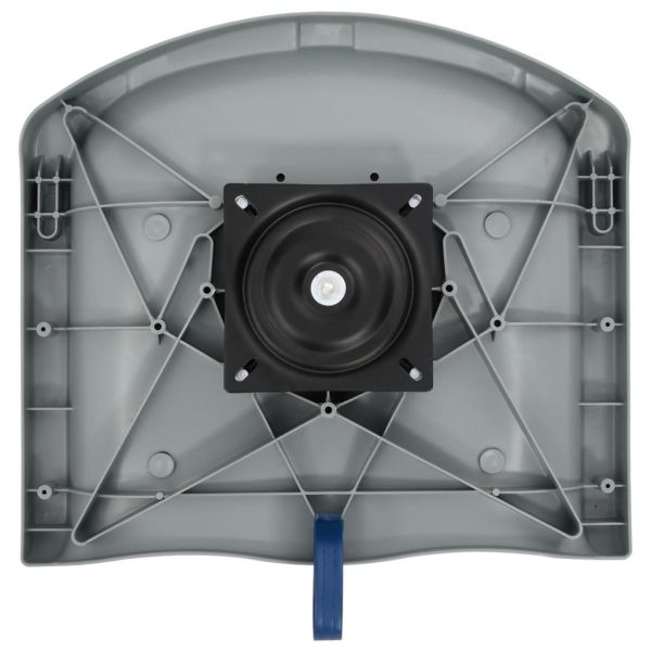 Сгъваеми седалки за лодка от 2 части със синьо-бяла възглавница