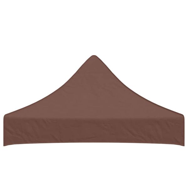 Покривало за парти шатра, 2x2 м, кафяво, 270 г/м²