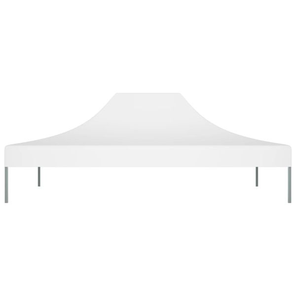 Покривало за парти шатра, 4,5x3 м, бяло, 270 г/м²