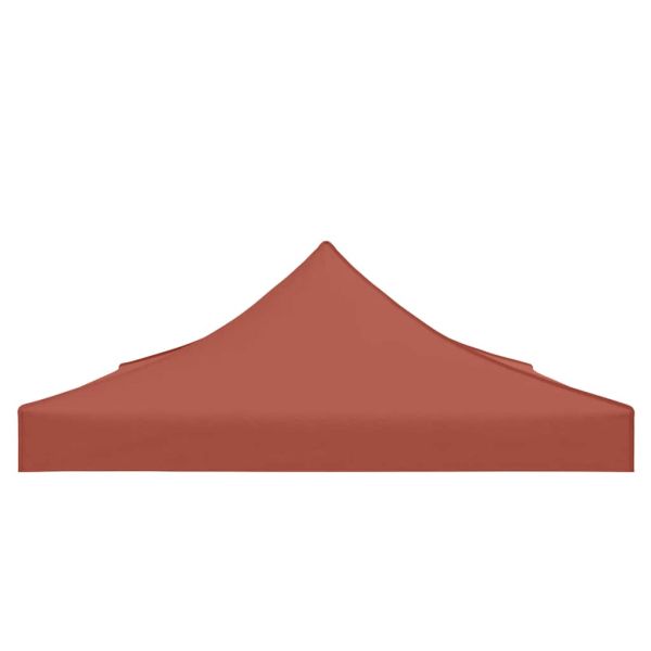Покривало за парти шатра, 4,5x3 м, теракота, 270 г/м²