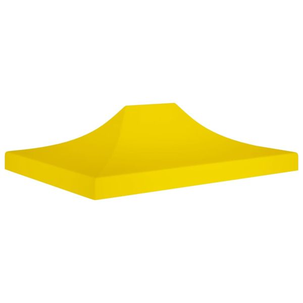 315374 Party Tent Roof 4,5x3 m Yellow 270 g/m²