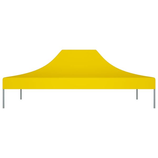315374 Party Tent Roof 4,5x3 m Yellow 270 g/m²
