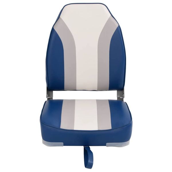 Сгъваема седалка за лодка от 2 части, висока облегалка