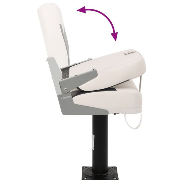 Седалка за лодка със стойка въртяща се на 360°