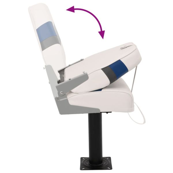 Седалка за лодка със стойка въртяща се на 360°