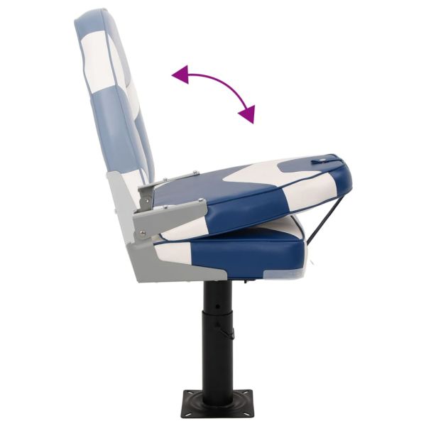 Седалка за лодка със стойка регулируема височина 360° въртене