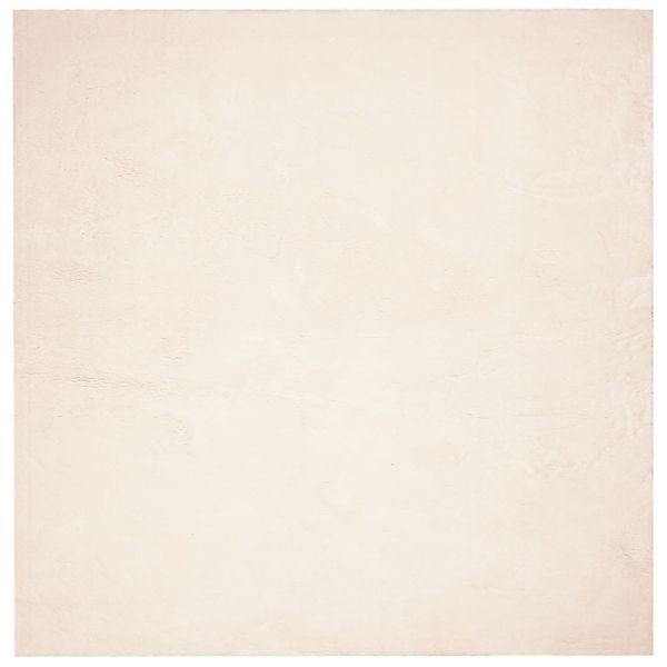 Килим HUARTE с къс косъм, мек и миещ се, бежов, 160x160 см