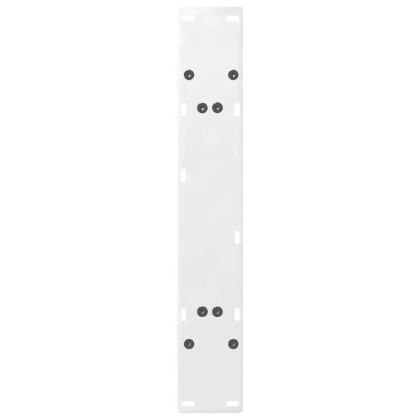 Крака за трапезна маса, А-образни, 2 бр., бели, 70x(72-73) см, стомана