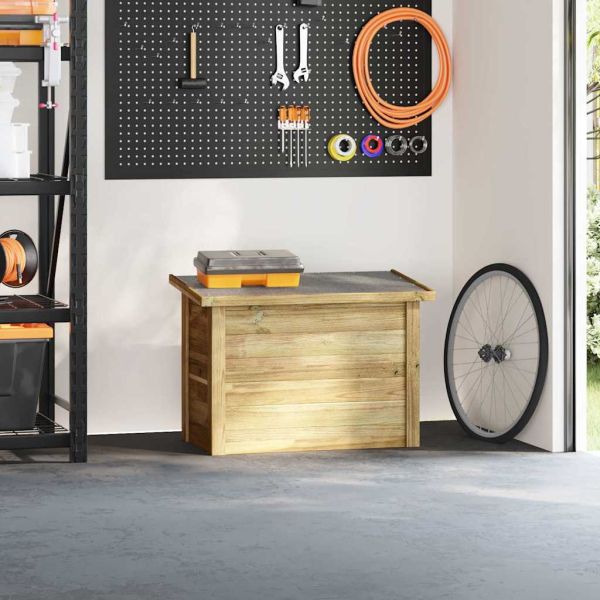 Кутия за съхранение Естествен 80 x 44,5 x 57,5 см