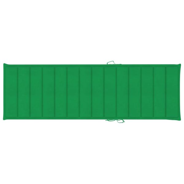 Градински шезлонг с шалте, акациево дърво масив