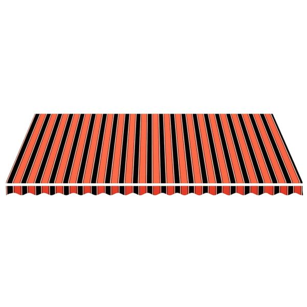 Резервно платнище за тенти, оранжево и кафяво, 5x3,5 м