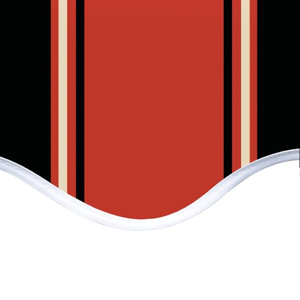 Резервно платнище за тенти, оранжево и кафяво, 5x3,5 м