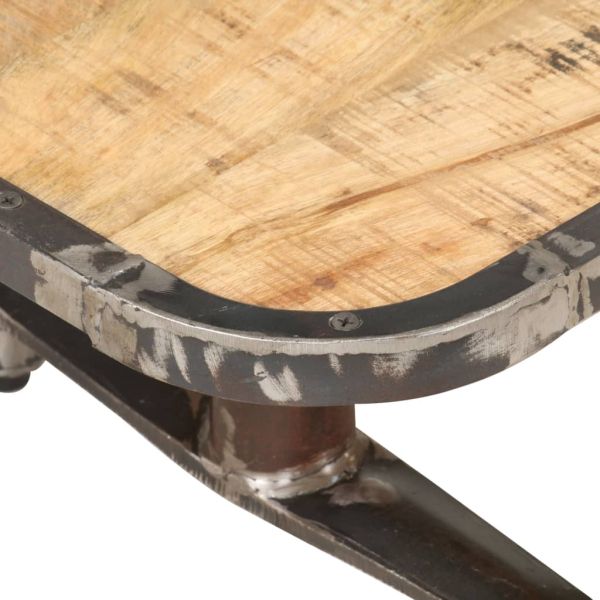 ТВ шкаф, 160x30x40 см, мангово дърво масив