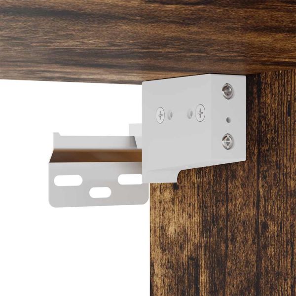 гаражни шкафове, 2 бр, опушен дъб, инженерно дърво
