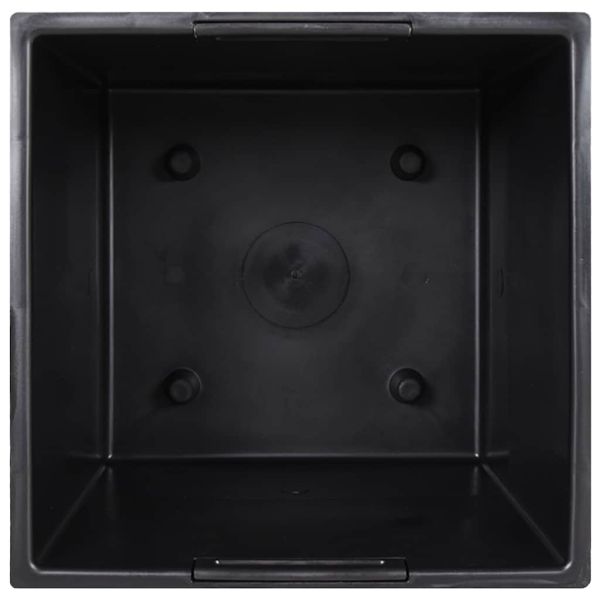 Саксия с подвижна вложка кафява 21/32 л PP ратан