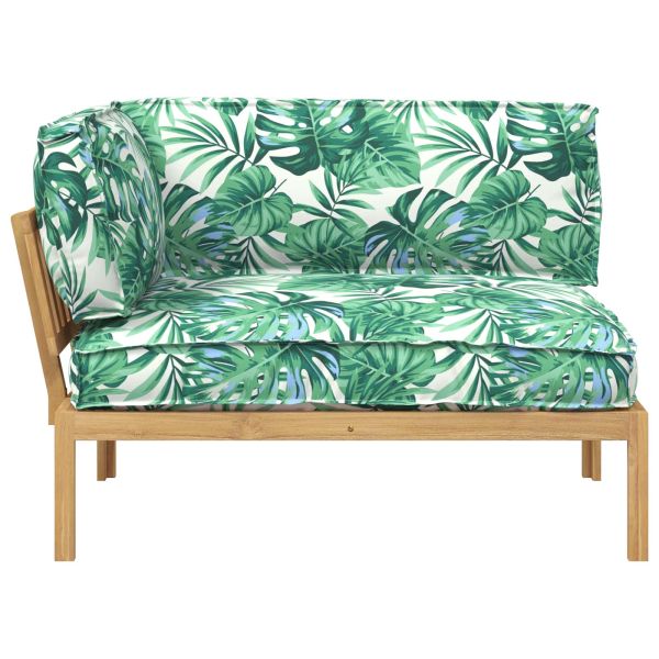 Комплект дивани с възглавница Мотив с листа 133 x 92 x 69 см