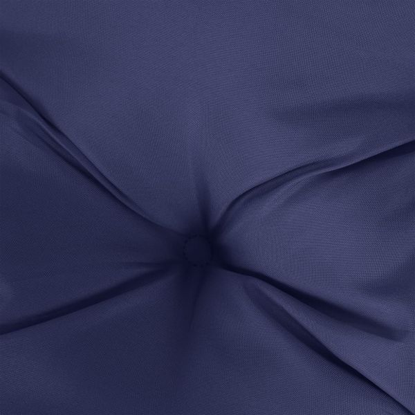 Кръгла възглавница нейви синьо Ø 100x11 см Оксфорд плат