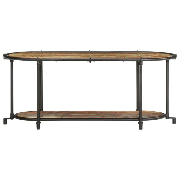 ТВ шкаф, 100x42x40 см, масивно регенерирано дърво