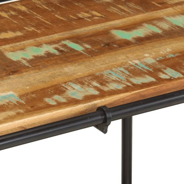 ТВ шкаф, 100x42x40 см, масивно регенерирано дърво