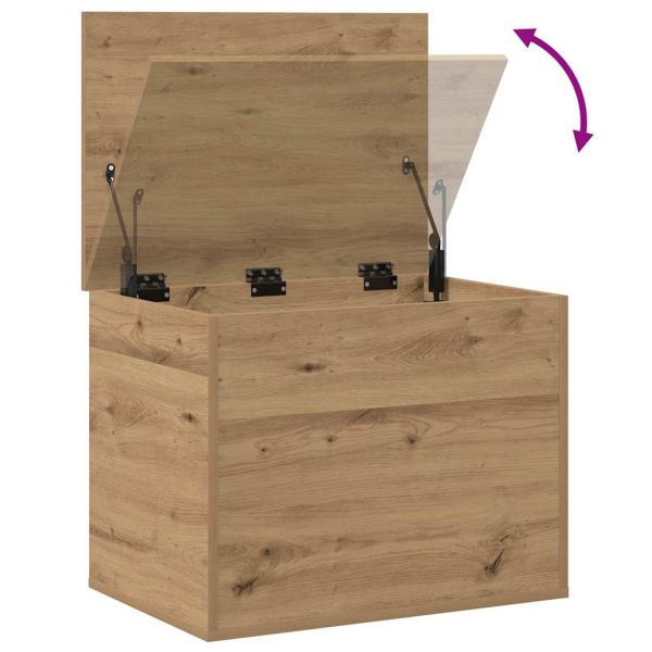 Кутия за съхранение дъб артизан 60 x 42 x 46 cm Инженерно дърво