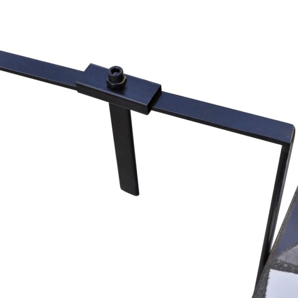 Висяща балконска маса, черно и бяло, мозайка