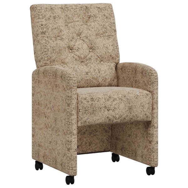 Столове с Колела с колела 2 pcs Светлосиво 58 x 67 x 97 см