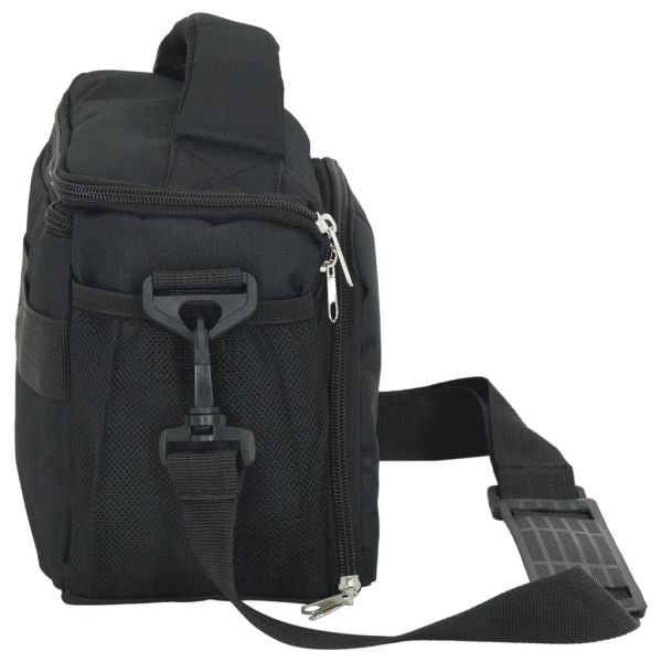 Чанта за фотоапарат с водоустойчива обвивка черен плат Оксфорд