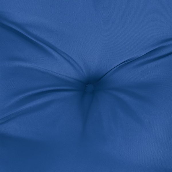 Възглавници за столове 2 бр сини 40x40x7 см Оксфорд плат