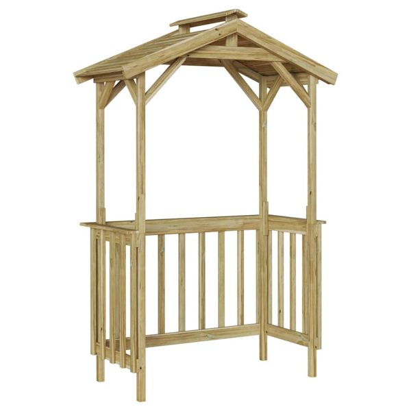 Навес за барбекю Импрегнирано борово дърво