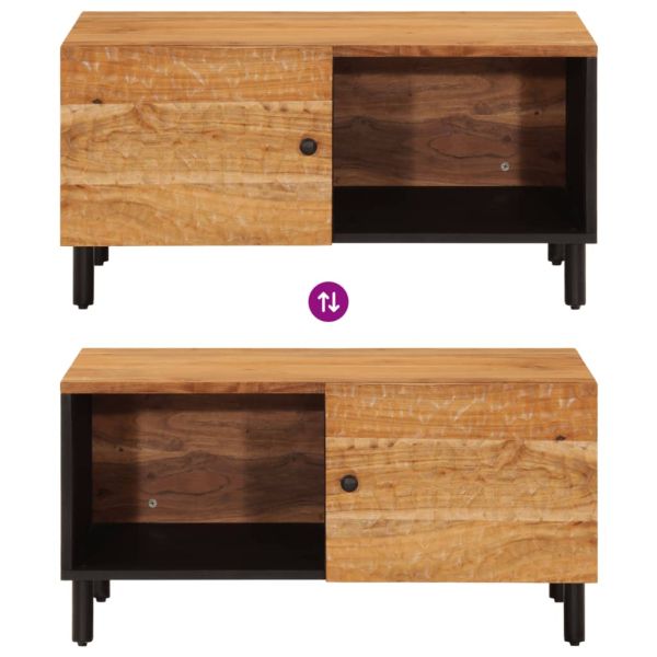 Кафе маса, 80x50x40 см, масивна акация