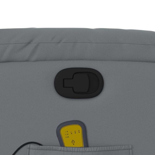 Масажен наклоняем стол, сив, изкуствена кожа