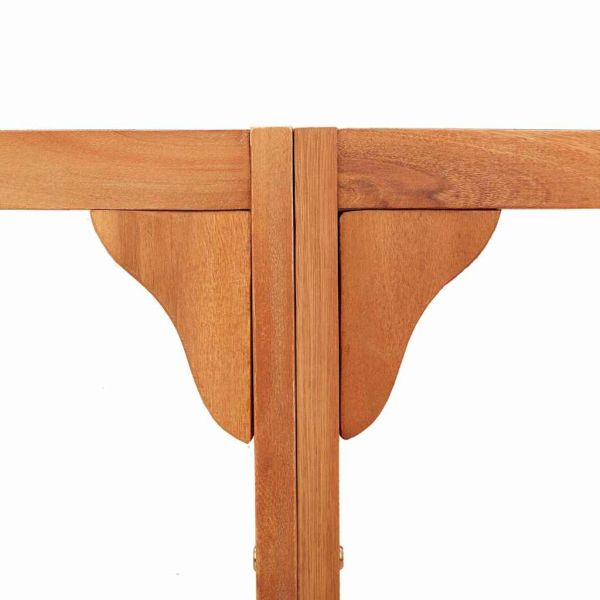 Дървесен бенч Естествен 160 x 80 x 45 см