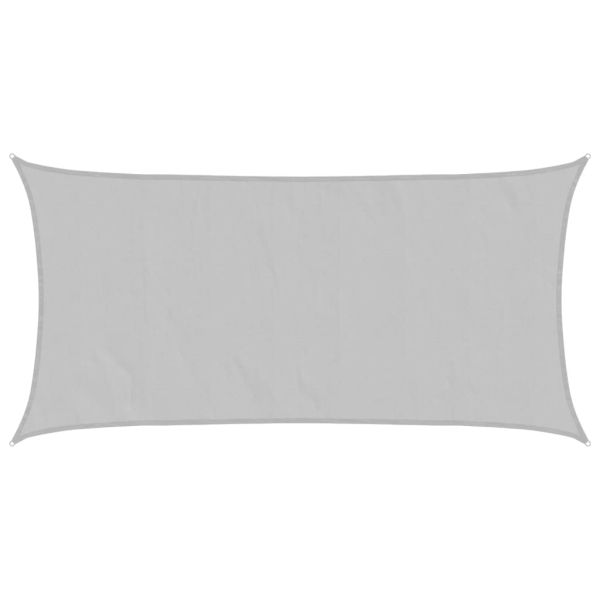 Слънцезащитно платно светлосиво 4x2 м 100% полиестер Оксфорд