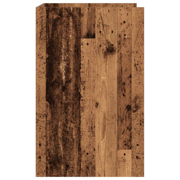 Шкаф за пералня Старо дърво 67,5 x 62 x 97 см Инженерно дърво