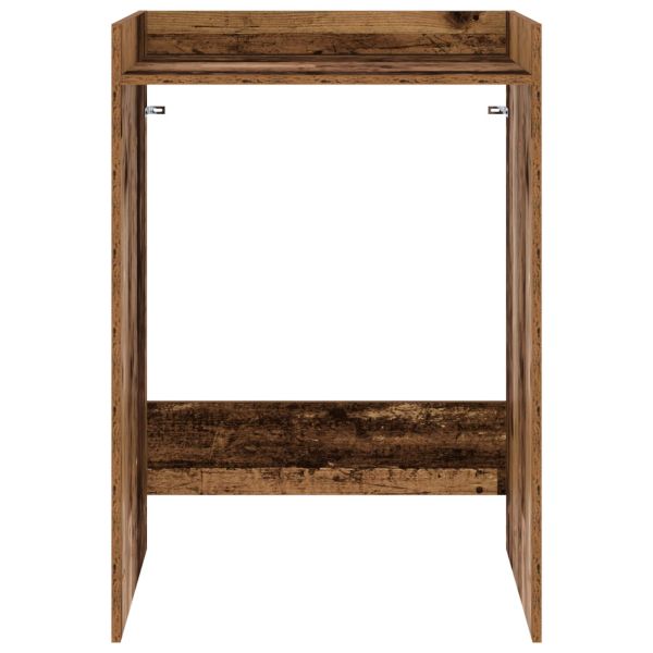 Шкаф за пералня Старо дърво 67,5 x 62 x 97 см Инженерно дърво