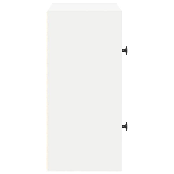 Библиотека, бяла, 40x24x52 см, инженерно дърво