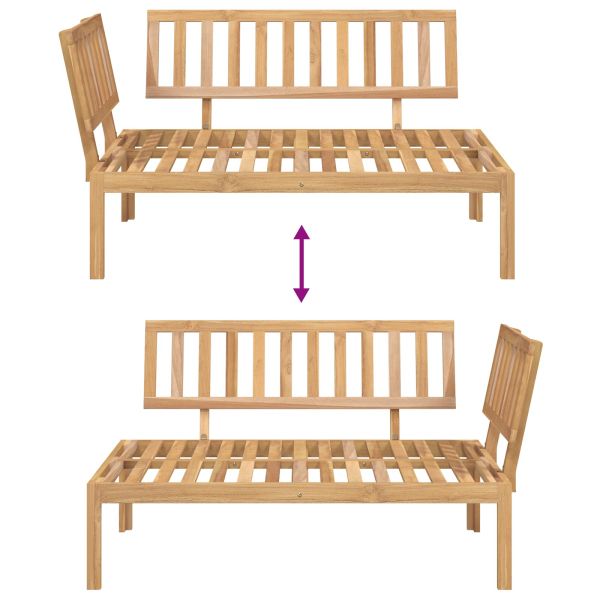 Комплект дивани Сив 133 x 92 x 69 см Солидно акациево дърво
