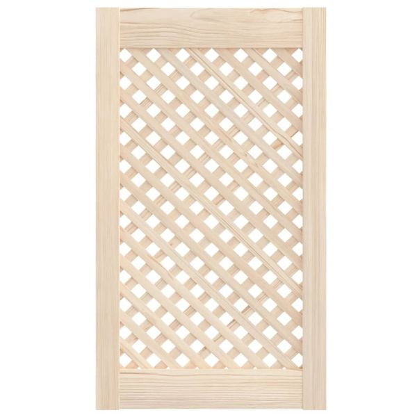 Врати за шкафове с решетен дизайн 2 бр 39,5x69 см бор масив