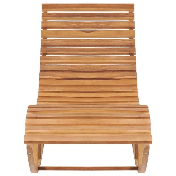 Шезлонг-люлка, тиково дърво масив